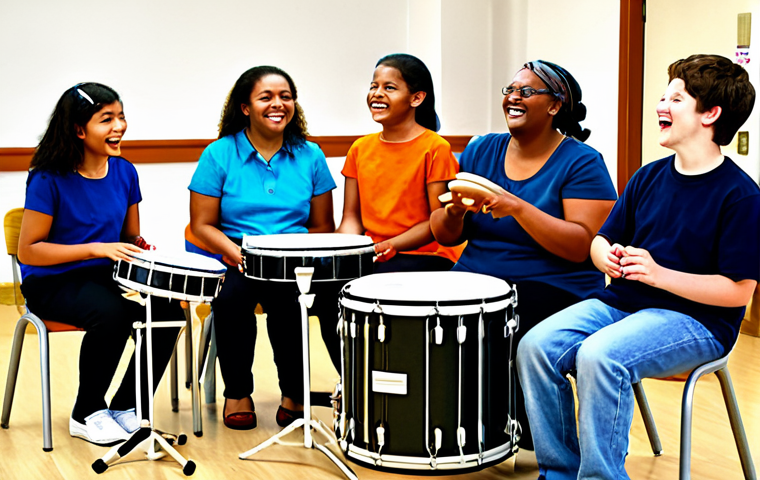 음악테라피사 학위 - Student Studying Music Therapy**

"A female student, fully clothed in casual but modest clothing, st...