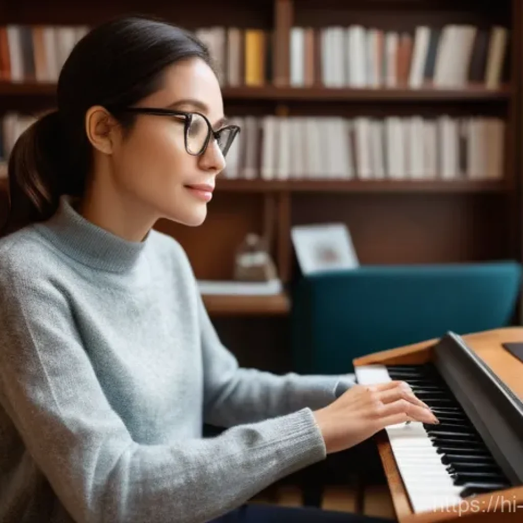 음악테라피사 자격증 갱신 - **Prompt 1: Renewed Dedication of a Music Therapist**
    "A professional female music therapist, in...