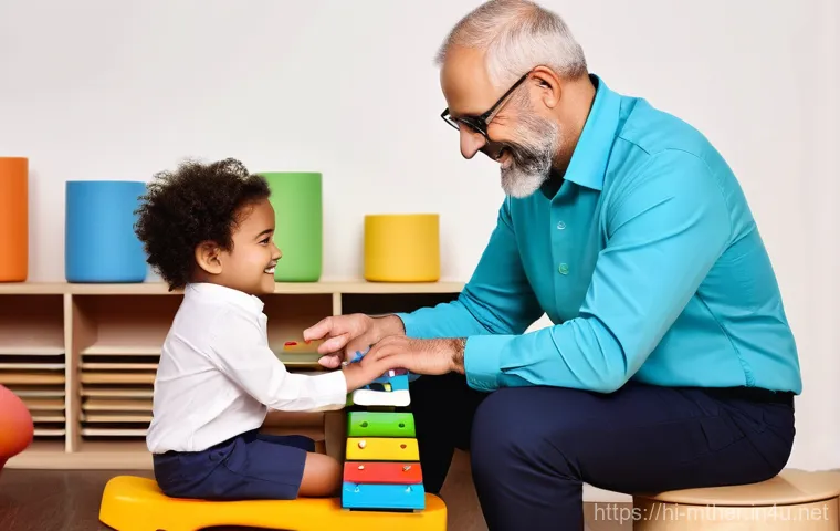 음악테라피사 자격증 갱신 - **Prompt 2: Continuous Learning and Professional Growth**
    "A diverse group of five adult music t...