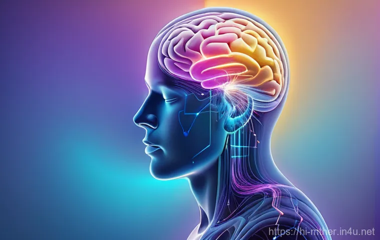 음악테라피사 치료 음악 - **Prompt:** A serene and insightful depiction of the human mind deeply connected with music. In the ...