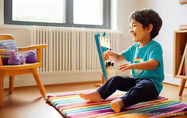 음악테라피사 자격증 교육 과정 - **Prompt 1: Joyful Child Music Therapy Session**
A bright, inviting image of a young child, appr...