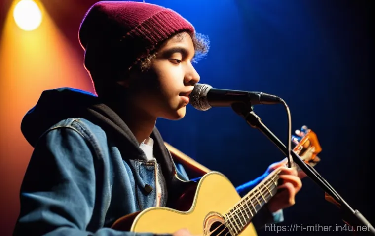 음악테라피사 치료 방법 - **Prompt:** A young adult, gender-neutral, wearing comfortable, loose-fitting loungewear (such as a ...