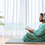 음악테라피사 실습을 통한 성장 - **Prompt 1: Tranquil Solo Music Therapy Session**
"A serene individual, gender-neutral adult, is...