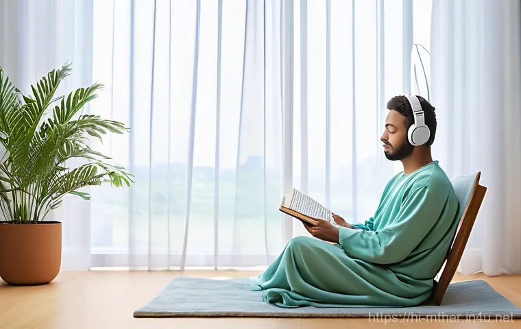 음악테라피사 실습을 통한 성장 - **Prompt 1: Tranquil Solo Music Therapy Session**
"A serene individual, gender-neutral adult, is...